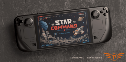 Ironspace Font Poster 8