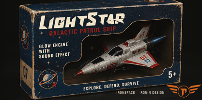 Ironspace Font Poster 7