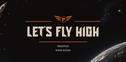 Ironspace Font Poster 10