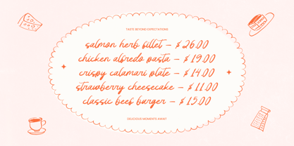 Feminine Ordinary Font Poster 3