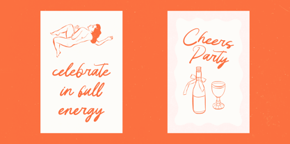 Feminine Ordinary Font Poster 8