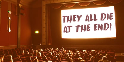 Cinema Outfit Pro Font Poster 4