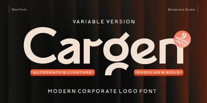 Cargen Pro Font Poster 1