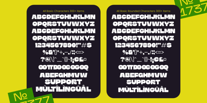Broken Stroke Font Poster 10