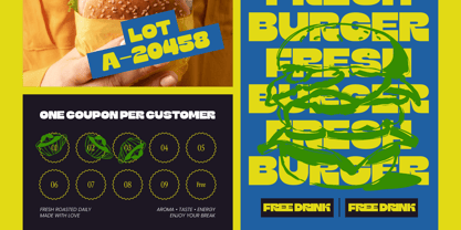 Broken Stroke Font Poster 3