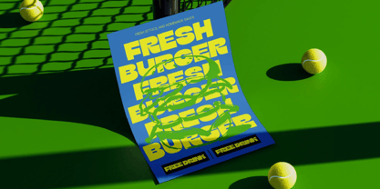 Broken Stroke Font Poster 9