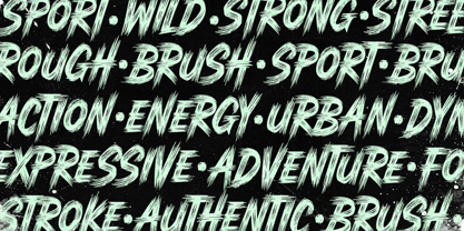 Legendary Brush Font Poster 7
