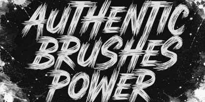 Legendary Brush Font Poster 2