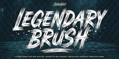 Legendary Brush Font Poster 1