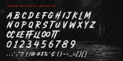 Legendary Brush Font Poster 8