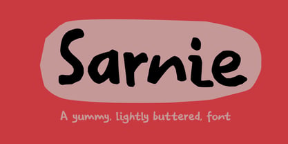 Sarnie Pro Font Poster 1