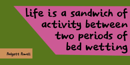 Sarnie Pro Font Poster 4