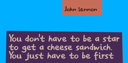 Sarnie Pro Font Poster 3