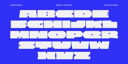 Bigtro Font Poster 8