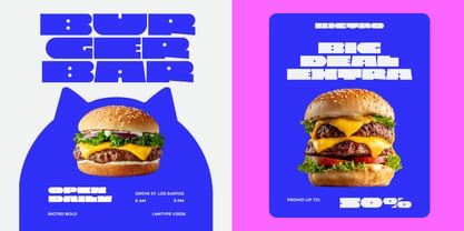 Bigtro Font Poster 3