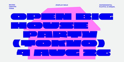 Bigtro Font Poster 4