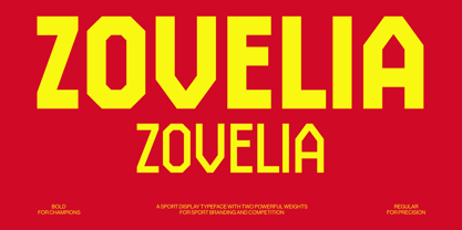 Zovelia Font Poster 1