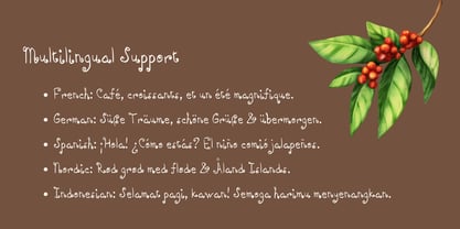 Keriting Curly Font Poster 4