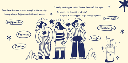 Fun Scribble Font Poster 5