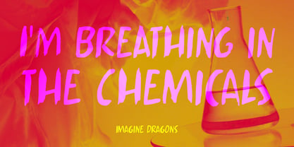 Chemical Memory Pro Font Poster 2