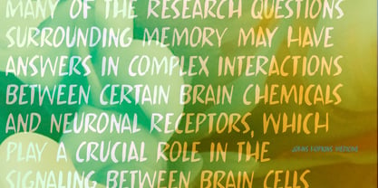 Chemical Memory Pro Font Poster 3