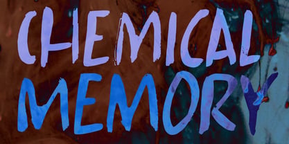 Chemical Memory Pro Font Poster 1