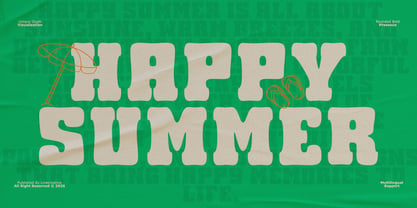 Grow Summer Font Poster 3