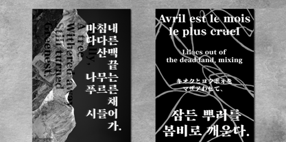 Yoon Mokryn Font Poster 3