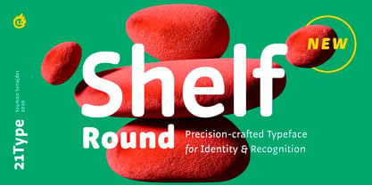Shelf Round Font Poster 1
