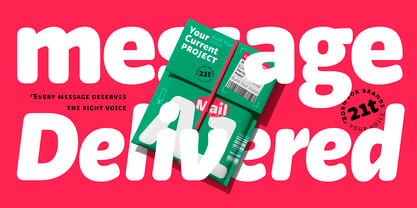 Shelf Round Font Poster 6