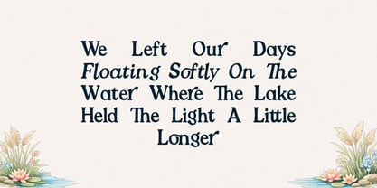 Rogesta Meadow Font Poster 6