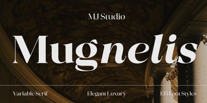 Mugnelis Font Poster 1