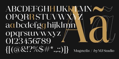 Mugnelis Font Poster 15