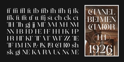 Mugnelis Font Poster 6