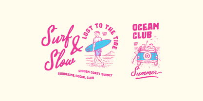 Hidden Coast Font Poster 7
