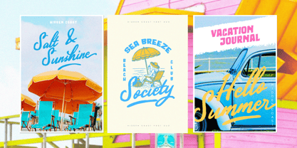 Hidden Coast Font Poster 8