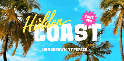 Hidden Coast Font Poster 1