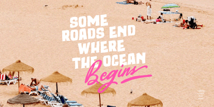 Hidden Coast Font Poster 3