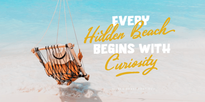 Hidden Coast Font Poster 9