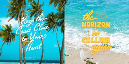 Hidden Coast Font Poster 2