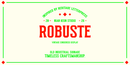 Robuste Font Poster 1
