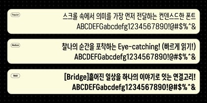 Yoon Clip Font Poster 3