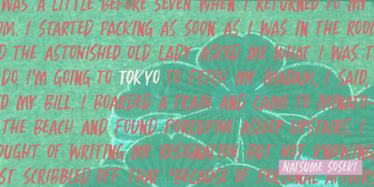 Benjiro Pro Font Poster 4