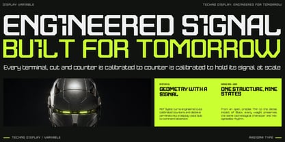 RGT Systic Font Poster 3