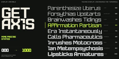 RGT Systic Font Poster 2