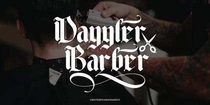 Blacklutter Font Poster 5