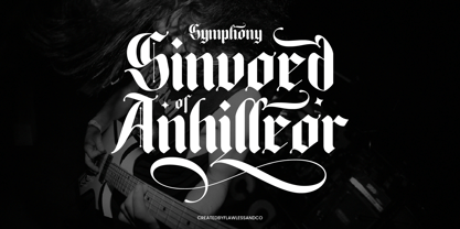 Blacklutter Font Poster 4