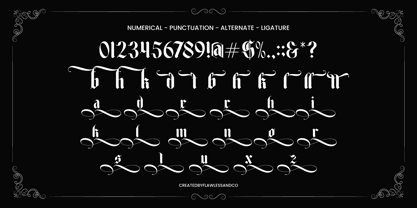 Blacklutter Font Poster 9