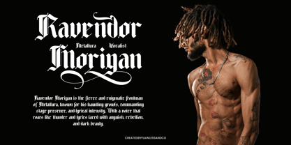 Blacklutter Font Poster 2