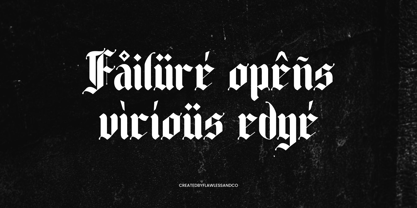 Blacklutter Font Poster 10